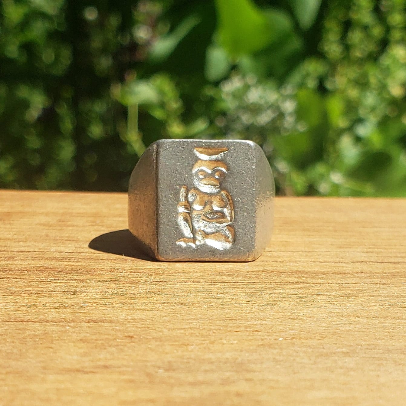 Kappa wax seal signet ring