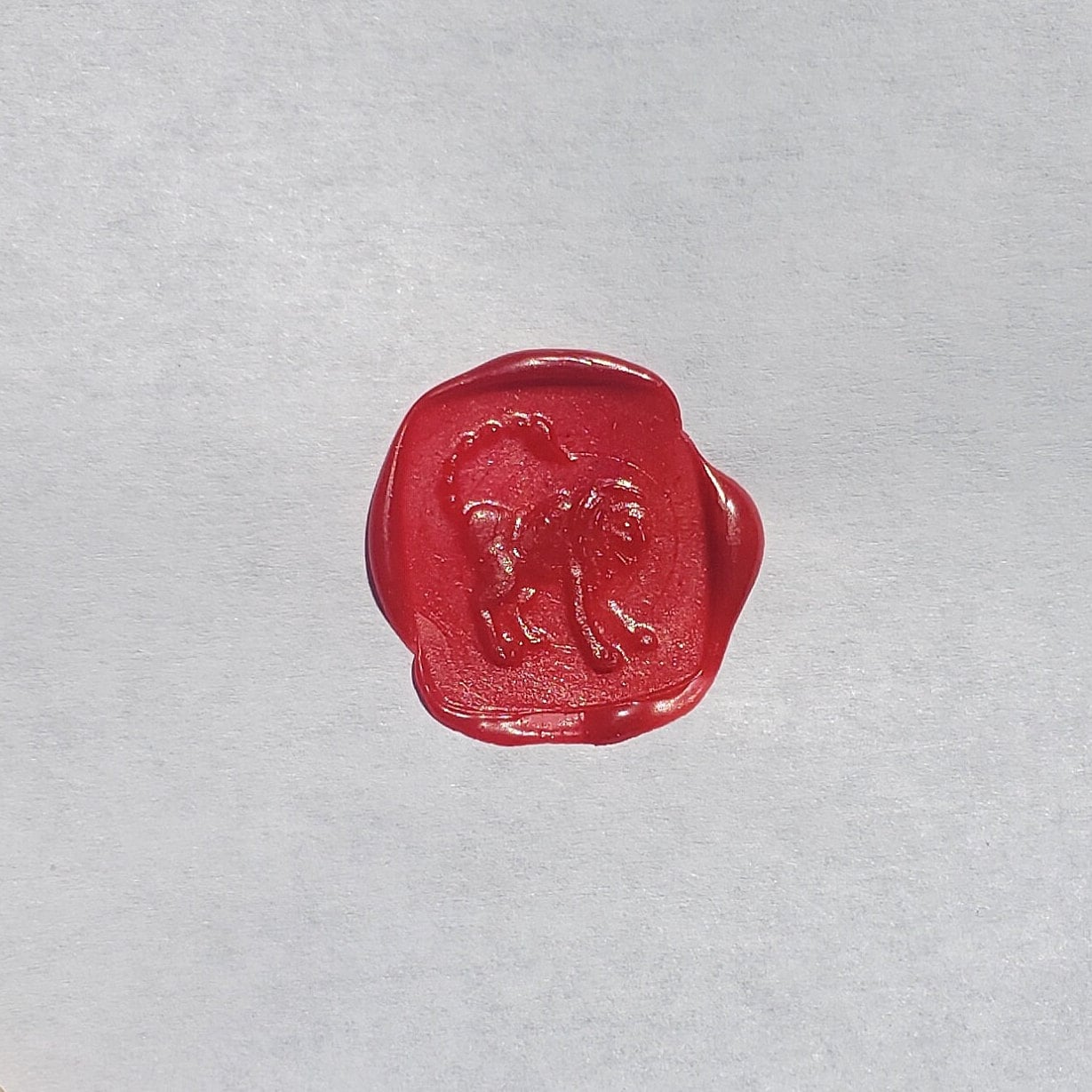 Manticore wax seal signet ring