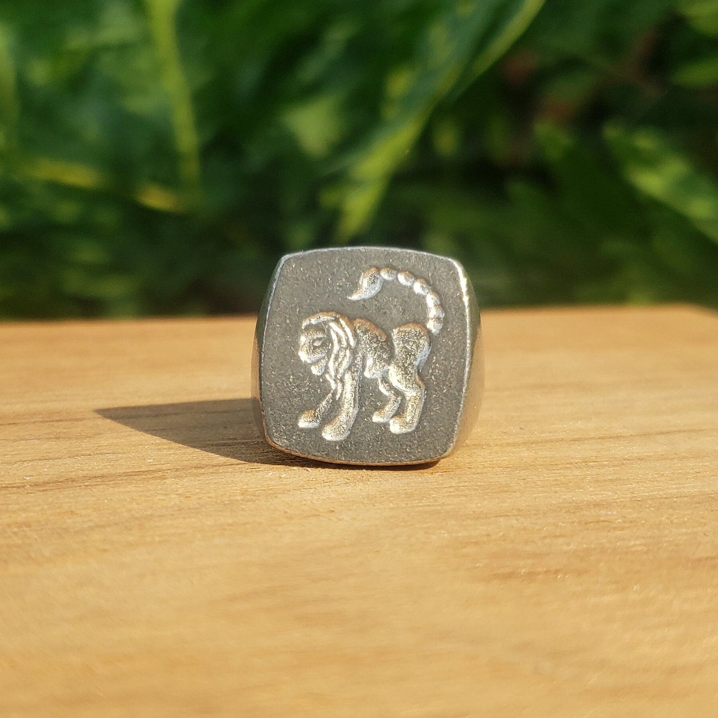 Manticore wax seal signet ring